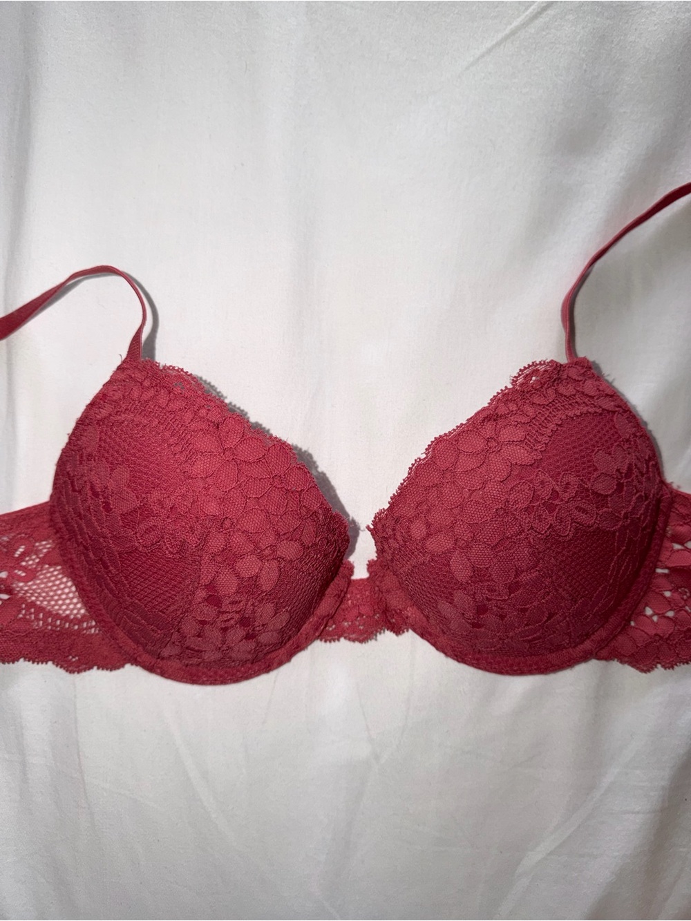 H&M Pink Lace Push-Up Bra